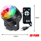 PartyPulse RGB Sound Activated Disco Ball Light With Remote Control 6