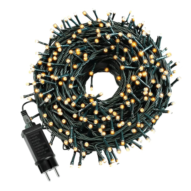 EverGlow Outdoor LED Fairy Lights Long String Garland For Holiday Decor 0