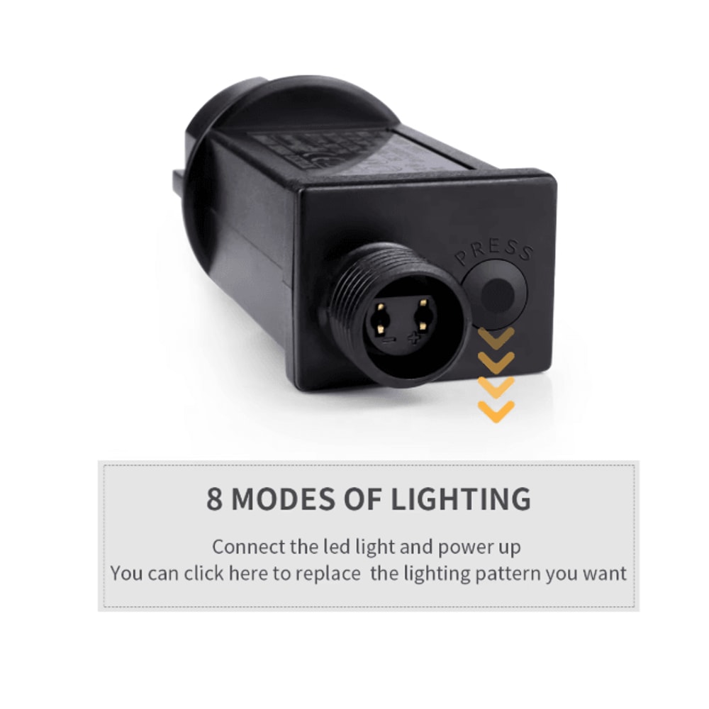 EverGlow Outdoor LED Fairy Lights Long String Garland For Holiday Decor 1