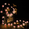 Cherry Blossom LED Fairy String Lights 3M Pink Flower Battery Powered Decoration Lights 2