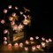 Cherry Blossom LED Fairy String Lights 3M Pink Flower Battery Powered Decoration Lights 2