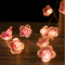Cherry Blossom LED Fairy String Lights 3M Pink Flower Battery Powered Decoration Lights 3