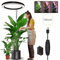 Height Adjustable LED Ring Grow Light Full Spectrum Indoor Plant Lamp USB Powered 4