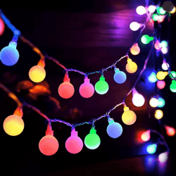 globe led string lights waterproof fairy lights battery or usb powered for garden and events