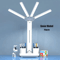 Multifunction LED Desk Lamp With Fan Clock And USB Charging Folding Table Light 8