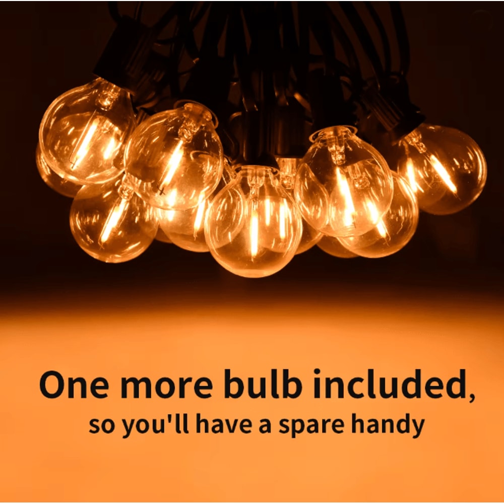 Outdoor LED Fairy String Lights 30M Vintage G40 Patio Garden Light For Parties And Weddings 2