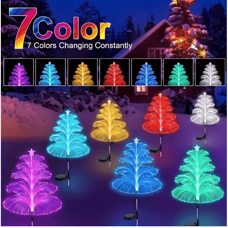 Solar Jellyfish Garden Lights Color Changing Outdoor LED Stake Lights For Yard And Pathway Decor 0