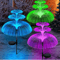 Solar Jellyfish Garden Lights Color Changing Outdoor LED Stake Lights For Yard And Pathway Decor 5