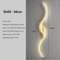 Modern LED Wall Lamp Minimalist Bedside Wall Light Long Strip Indoor Sconce 9