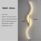 Modern LED Wall Lamp Minimalist Bedside Wall Light Long Strip Indoor Sconce 9