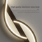 Modern LED Wall Lamp Minimalist Bedside Wall Light Long Strip Indoor Sconce 2