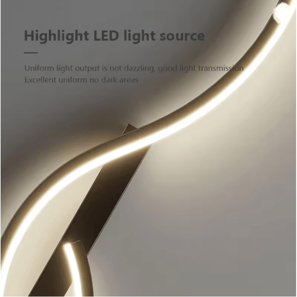 Modern LED Wall Lamp Minimalist Bedside Wall Light Long Strip Indoor Sconce 3