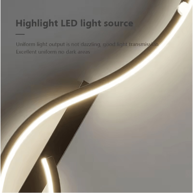 Modern LED Wall Lamp Minimalist Bedside Wall Light Long Strip Indoor Sconce 3