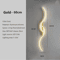 Modern LED Wall Lamp Minimalist Bedside Wall Light Long Strip Indoor Sconce 4