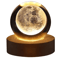 3D Crystal Ball Galaxy Lamp USB Night Light Planet Projection Decor 4