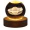 3D Crystal Ball Galaxy Lamp USB Night Light Planet Projection Decor 5