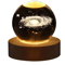 3D Crystal Ball Galaxy Lamp USB Night Light Planet Projection Decor 6
