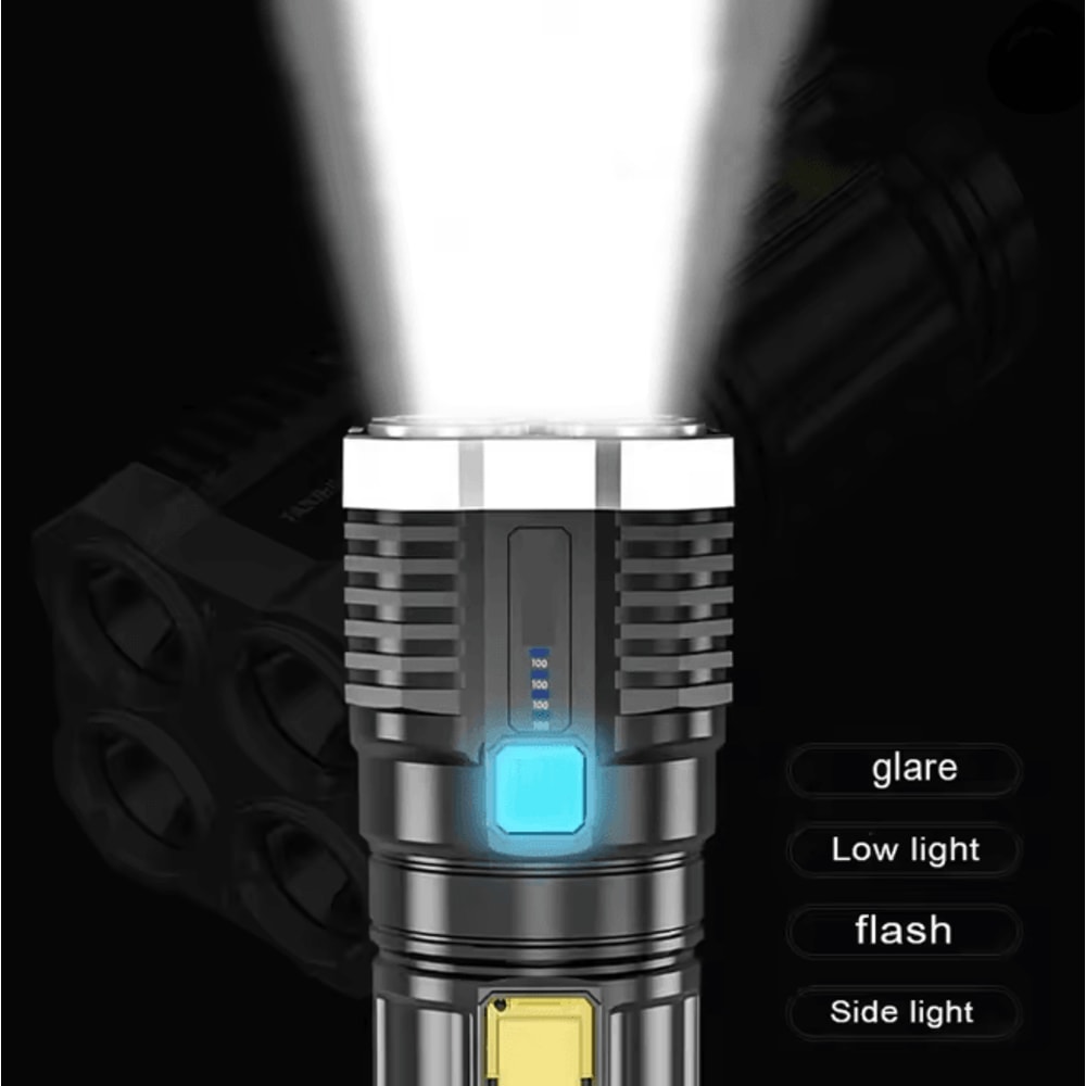 Mini Rechargeable LED Flashlight High Lumens Portable Torch For Outdoor And Emergency Use 1