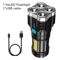 Mini Rechargeable LED Flashlight High Lumens Portable Torch For Outdoor And Emergency Use 4
