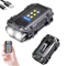 Pocket COB LED Keychain Flashlight Rechargeable Magnetic Mini Torch Light 0