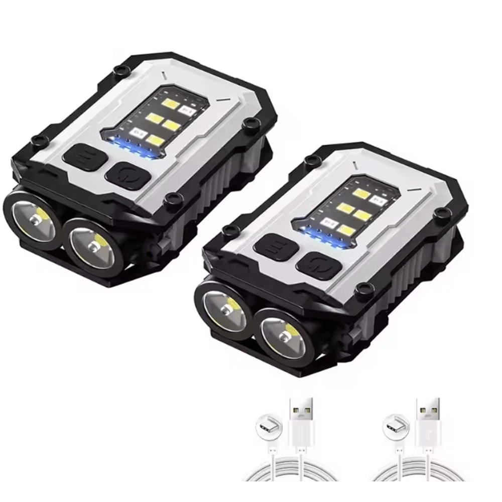 Pocket COB LED Keychain Flashlight Rechargeable Magnetic Mini Torch Light 5