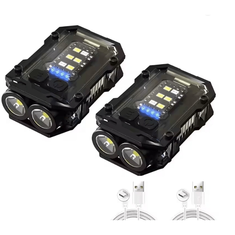 Pocket COB LED Keychain Flashlight Rechargeable Magnetic Mini Torch Light 7