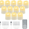 Rechargeable LED Flameless Candles With Remote And Timer For Home And Event Decor 4