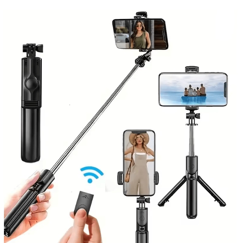 360 Degree Flexible Selfie Stick Tripod With Wireless Remote For Mobile Phones 1