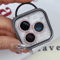 Glitter Camera Lens Protector For IPhone Diamond Ring Glass Cover Set 0