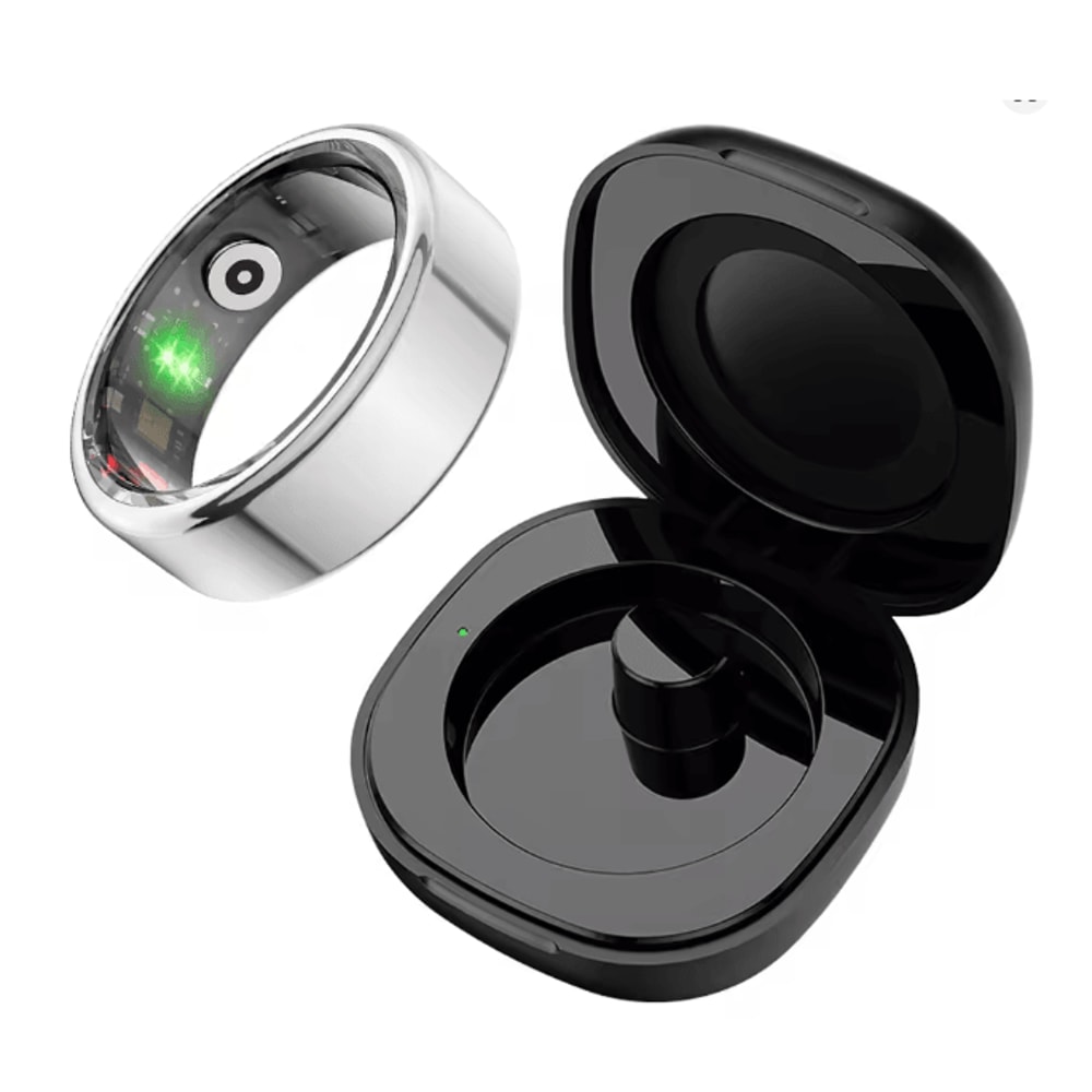 COLMI R02 Smart Ring Health Monitor With Charging Case Long Battery Life Waterproof 6