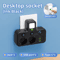 EU Multi Socket Wall Plug Adapter Four Way Power Socket Space Saving Design 3