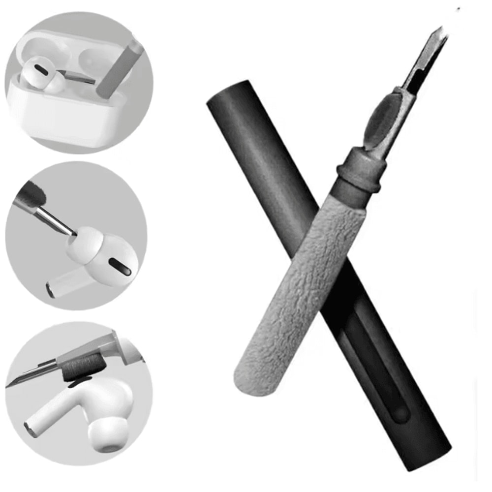 Wireless Earbuds Cleaning Kit Earphone Cleaning Pen Brush Tool For AirPods And Headsets 2