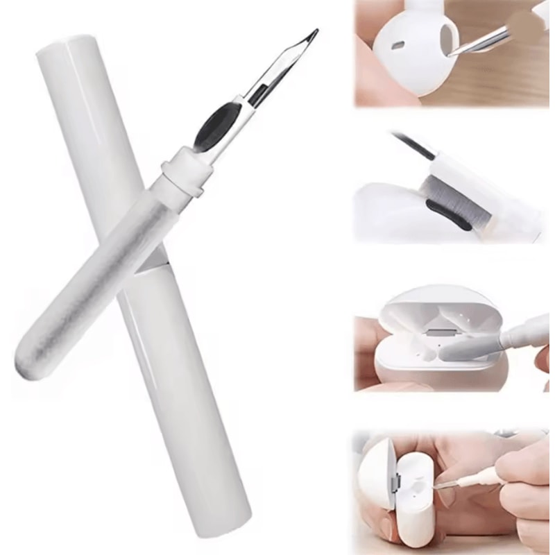 Wireless Earbuds Cleaning Kit Earphone Cleaning Pen Brush Tool For AirPods And Headsets 4