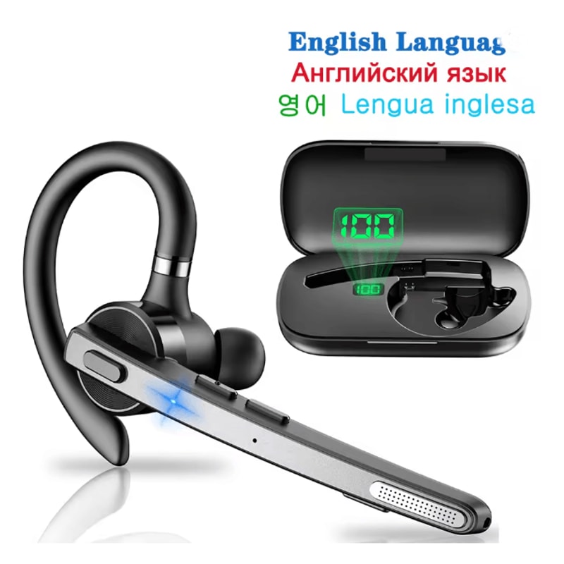 New Bee M53 Bluetooth Headset Noise Cancelling Wireless Earpiece For Calls And Driving 4