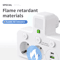 EU Power Strip Wall Socket With USB Charger Independent Switch Adapter 1