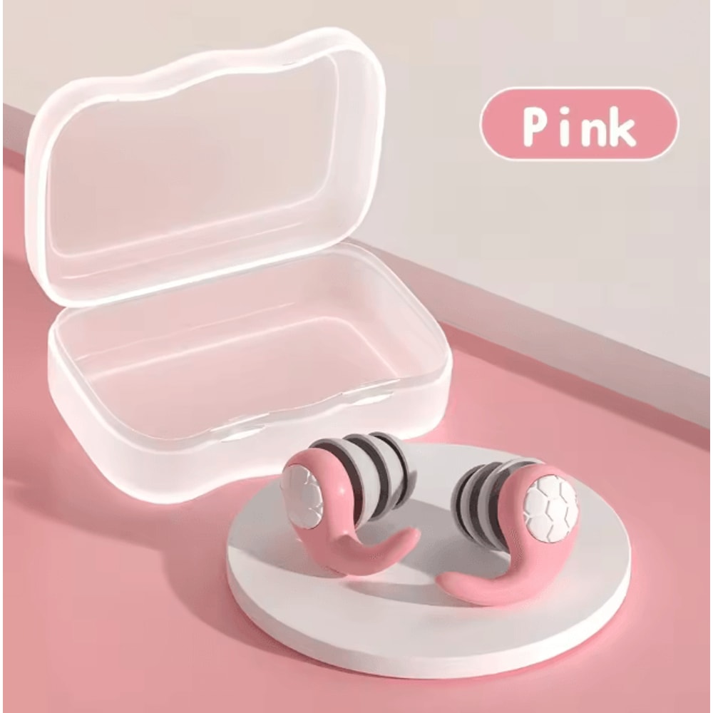 Soft Silicone Earplugs Noise Canceling Waterproof Ear Protection For Sleep And Swimming 9