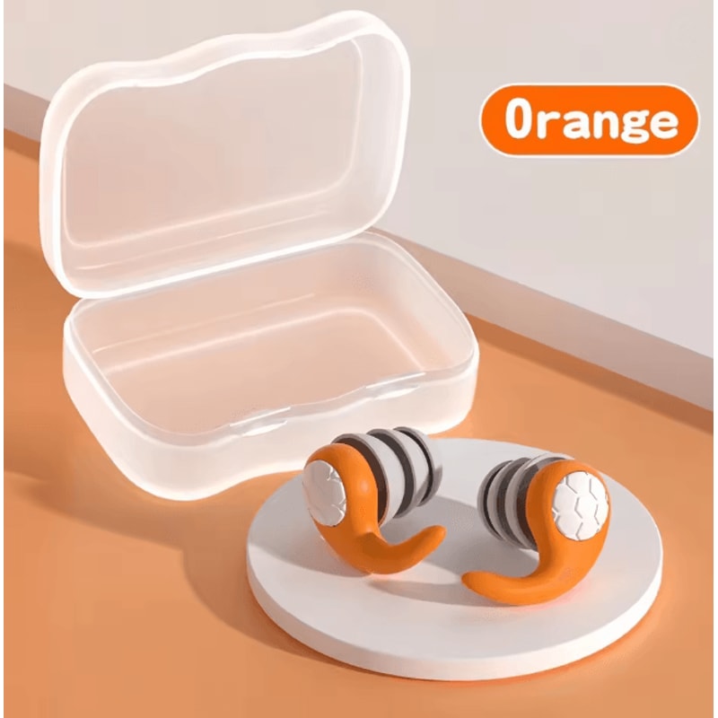 Soft Silicone Earplugs Noise Canceling Waterproof Ear Protection For Sleep And Swimming 5