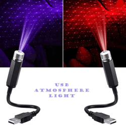 mini led car roof star projector ambient night light usb plug and play