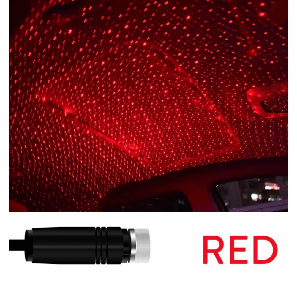 Mini LED Car Roof Star Projector Ambient Night Light USB Plug And Play 4