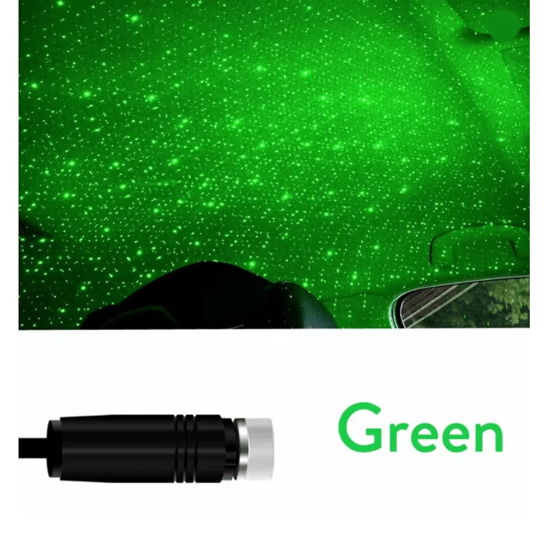 Mini LED Car Roof Star Projector Ambient Night Light USB Plug And Play 6