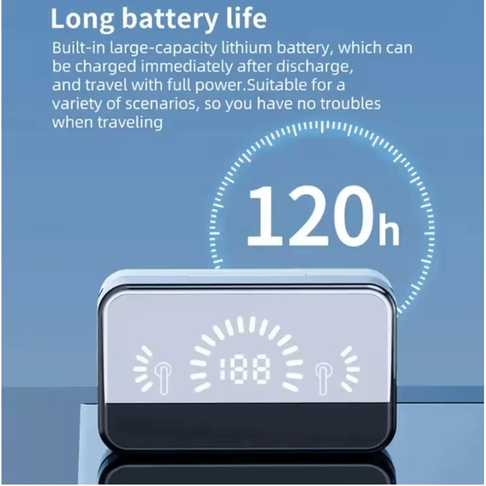 S20 Wireless Bluetooth Earbuds With Digital Display Low Latency Gaming Headphones 1