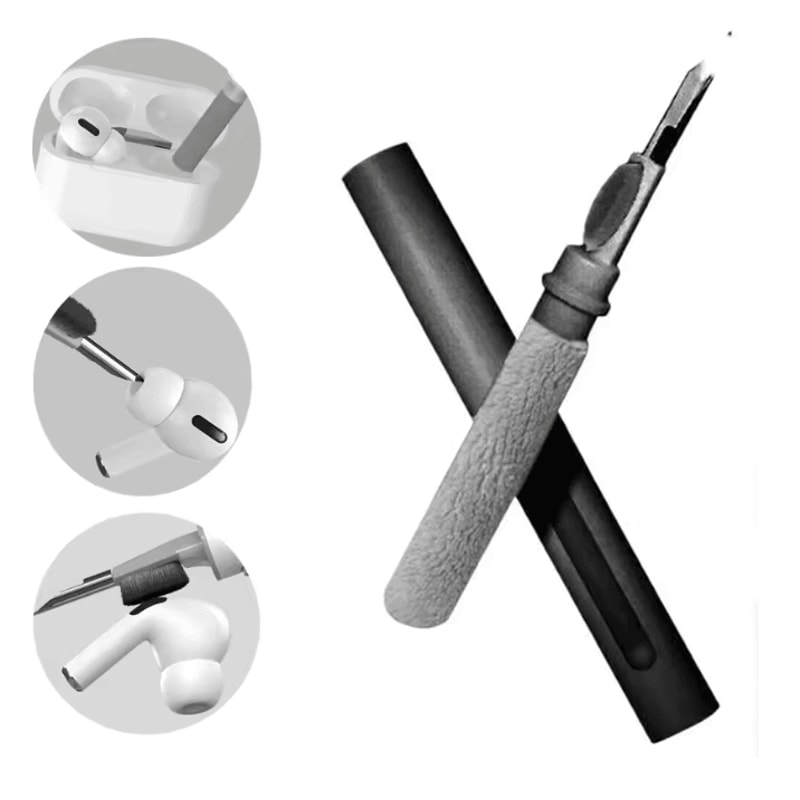 3 In 1 Earphone Cleaning Pen Dust Removal Tool For Phones Tablets And Headphones 5