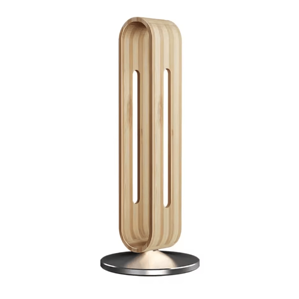 Bamboo Wood Aluminum Headphone Stand Gaming Headset Display Holder 5