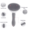 Self Cleaning Pet Brush For Dogs And Cats Grooming And Deshedding 3