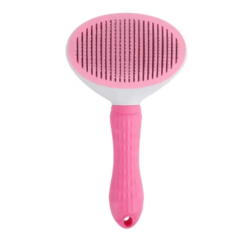 Self Cleaning Pet Brush For Dogs And Cats Grooming And Deshedding 5