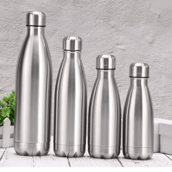 stainless steel water bottle for sports travel and daily use