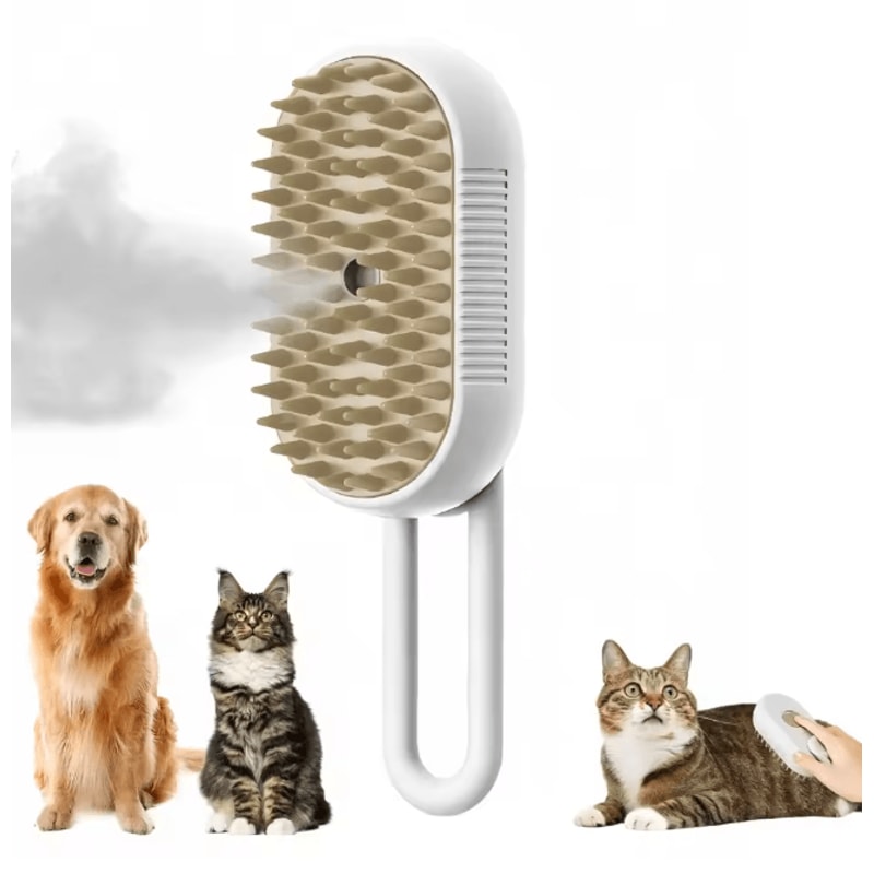 3 In 1 Pet Spray Massage Brush For Dogs And Cats Grooming 5