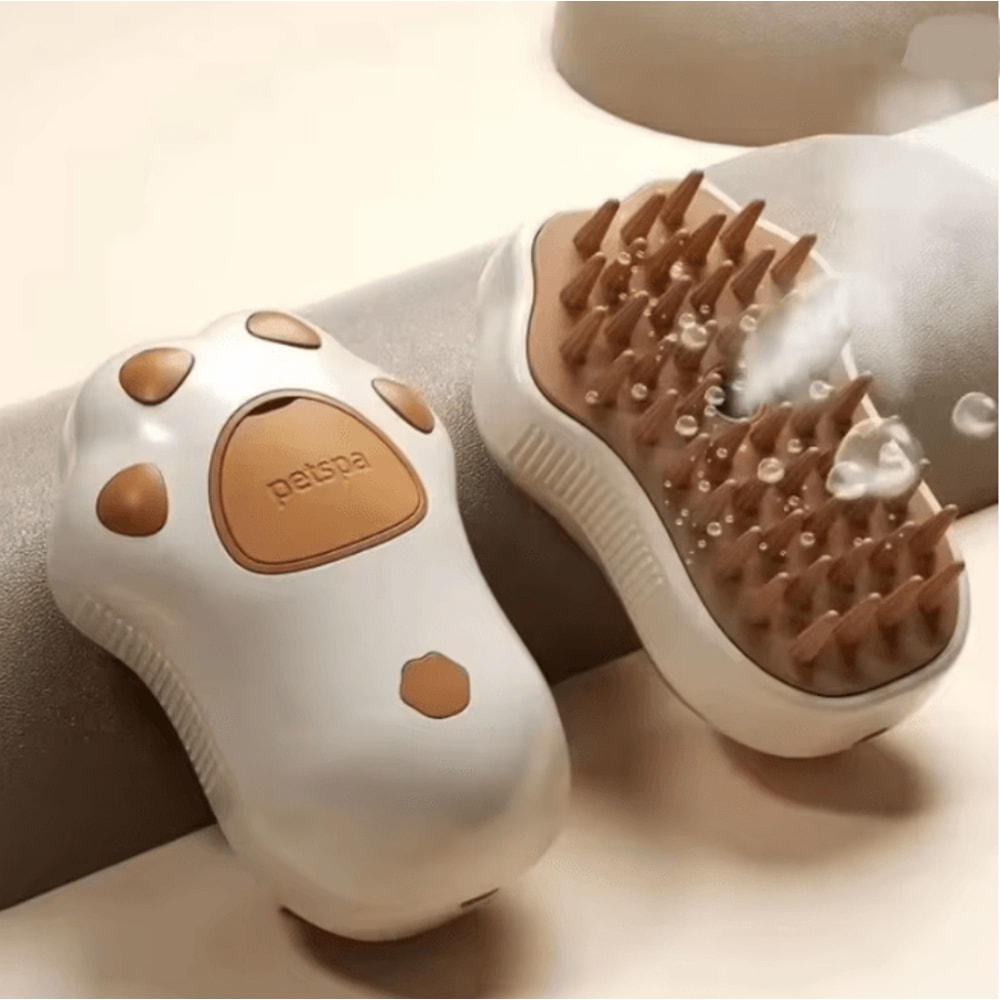 Silicone Pet Massage Spray Brush For Dogs And Cats Grooming 0