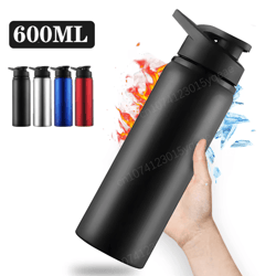 metal leakproof water bottle for outdoor sports and travel