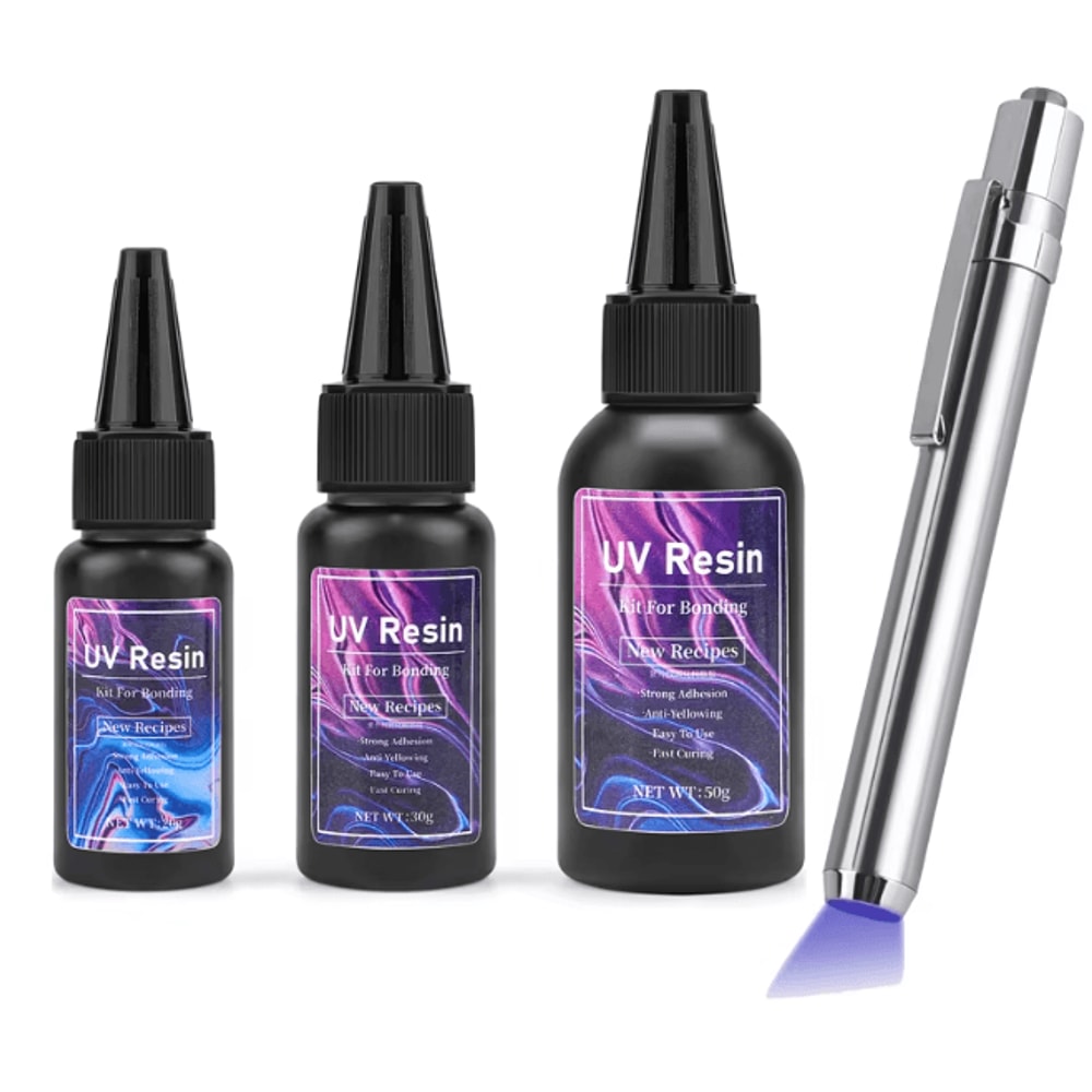 UV Resin Glue For Jewelry Making Clear Fast Curing Epoxy 0